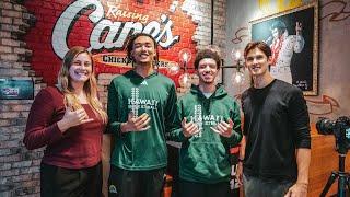 University of Hawaii MBB, Kamehameha GBB, Iolani Boy's Soc | The Student Section at Raising Cane's