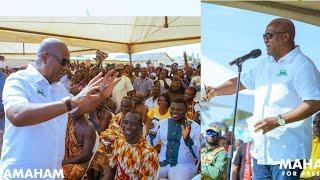 Wow!...How Mahama storms Madina and gives hope to all Assembly men in his next government