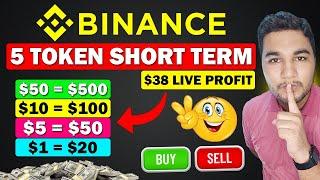 Earn $38 On Binance Live - Best Crypto To Buy Now | Binance Se Paise Kaise Kamaye || Binance Trading