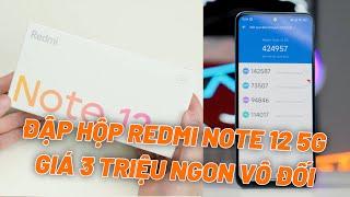 Đập Hộp Redmi Note 12 5G Giá 3000K Shopee - Màn Amoled 120Hz, Cấu Hình Rất Mạnh, Pin 5000mAh!