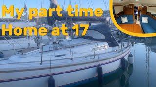 A tour of my part-time floating home | 17 year old | Sadler 26