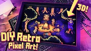 Make Your Own 3D Retro Shadowbox Art!