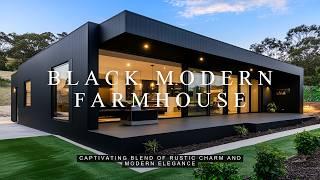 Bold Elegance in Farmhouse Design: Black Modern Style Architecture to Fall in Love