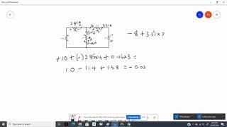 The Use of Kirchhoff's Voltage Law to verify Calculated Currents