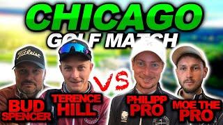 Zwei bärenstarke Typen wollen 2 Golf Pros im Chicago Golf Game zerstören!