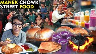 Manek Chowk Food Market Ahmedabad | Indian Street Food | Ahmedabad Gujarat