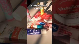 Rating my favorite lip balm🩷️ #shorts #skincare #review