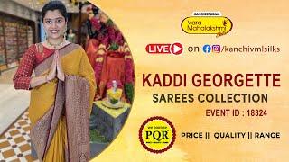 Khaddi Georgette Sarees Collection WhatsApp Number 89 0001 0002 | Kancheepuram Varamahalakshmi Silks