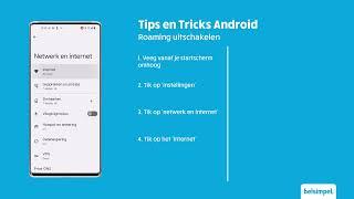 Tips & Tricks - Android: Roaming uitschakelen