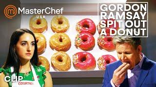 Gordon Ramsay Spits Out A Donut | MasterChef USA | MasterChef World