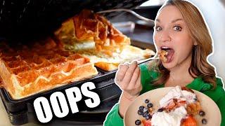 Don't do this with your waffle maker...