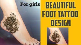 Simple feet mehndi design 2020| Easy and latest feet mehndi designs | Tattoo mehndi