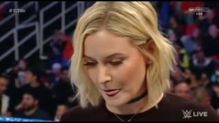 Renee Young Slaps The Miz  - Smackdown live