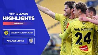 Wellington Phoenix v Adelaide United - Highlights | Isuzu UTE A-League 2023-24 | Round 19