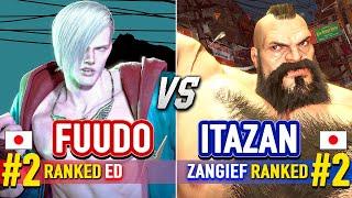 SF6  FUUDO (#2 Ranked Ed) vs ITAZAN (#2 Ranked Zangief)  Street Fighter 6 High Level Gameplay