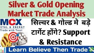 Today's Silvermic & Gold Opening Setup|us news data|Commodity market analysis.Trading strategy.