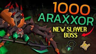 Loot From 1,000 Araxxor (92 Slayer Boss OSRS)