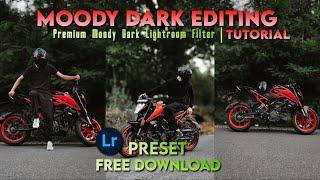 Moody Dark Lightroom preset Free download | Lightroom Mobile Tutorial | Lightroom DNG Free Download