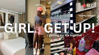 GETTING MY LIFE TOGETHER | deep cleaning, my WORKOUT routine, healthy habits *MOTIVATIONAL*