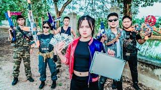 LTT Game Nerf War : Nerf Adventure Warriors SEAL X Fight Crime Group Mr Zero Thieves vs Heroes Clash