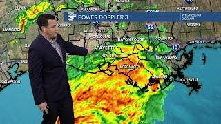 Francine bands 'begin to creep' into Lafayette area, rain picks up (Wednesday 9 a.m. Update)