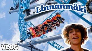 Visiting Finland’s LARGEST Theme Park?! Linnanmäki - Helsinki, Finland | VLOG [8/15/24]