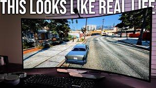 GTA 5 is SO MUCH FUN on a 45" LG UltraWide OLED | BEST Gaming Monitor with RTX HDR