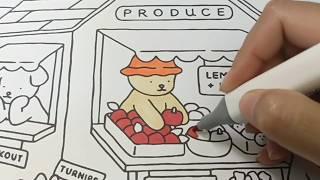 Budget-Friendly Markers: Testing Touch Morky Artist's Markers on Bobbie Goods Coloring Book