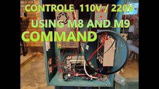 Controlled vacuumizer on off on black box with M8 and M9