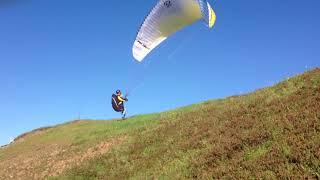 Décollages ratés en parapente pour mon papa 