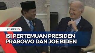 Pertemuan Presiden Prabowo dan Joe Biden, Bahas Soal Gaza dan Keja Sama Indonesia-AS