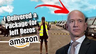 I delivered an Amazon DSP Package for Jeff Bezos! Amazon Delivery Driver