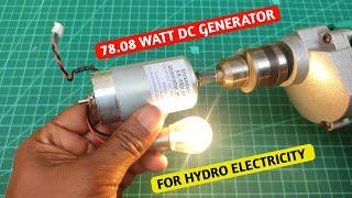 Best generator for portable hydro electric generator | dc generator for hydro electricity