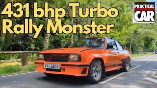 431bhp turbo engine swapped Opel Ascona shreds tarmac for fun. Nip out to the Co-op? At your peril.