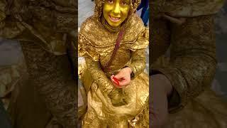 Takis Fuego for Golden Queen #shortvideos #viral #statue #takisfuego