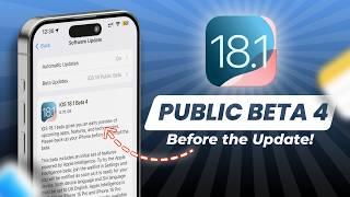 Public iOS 18.1 Beta 4 & iOS 18.1 Beta 7 - Watch this Before The Update!