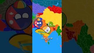 What if Pakistan  and Nepal  Switch  Places|#countryballs #nutshell  #shorts #ytshorts