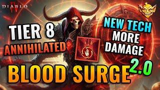 God Mode Strongest Blood Surge Necromancer Diablo 4 Season 5 Build Guide