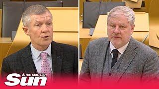 Willie Rennie asks Angus Robertson 'Are you sure you are ready for a referendum?'