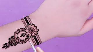 New stylish front hand mehndi design | easy mehndi | mehndi ka design | mehndi design | mehndi,