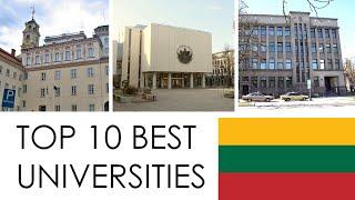 TOP 10 BEST UNIVERSITIES IN LITHUANIA / TOP 10 MEJORES UNIVERSIDADES DE LITUANIA