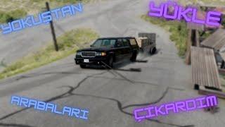 Arabaları Yükle Yokuştan Çıkardım || BeamNG.Drive