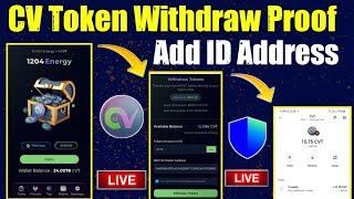 CV Token bot withdraw || CV Token live withdraw proof || CV Trade Withdraw Proof