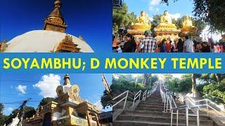 Soyambhu in Kathmandu Nepal || Soyambhunath the monkey temple || UNESCO world Heritage Soyambhunath