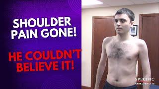 Shoulder Pain Gone  EMOTIONAL Reaction After Gonstead Fixes Sway Back Spine