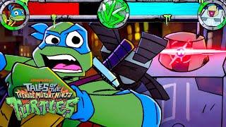 Ninja Turtles vs. Mechazoid Robots... w/ HEALTH BARS!  | Tales of the Teenage Mutant Ninja Turtles