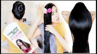 TESTING CreamSilk Hair Commercial BUN Drop TEST-DOES IT WORK? Beautyklove