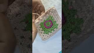 Crochet 3D granny square #viralvideo #viralshorts #crochet #crocheting #crochettutorial