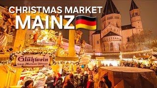 Mainz  Christmas Market Walking 2024 - 4K Walking Tour