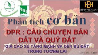 DPR : Câu chuyện bán đất và quỹ đất | Phân tích cơ bản |Giá cao su và bán đất đẩy mạnh lợi nhuận DPR